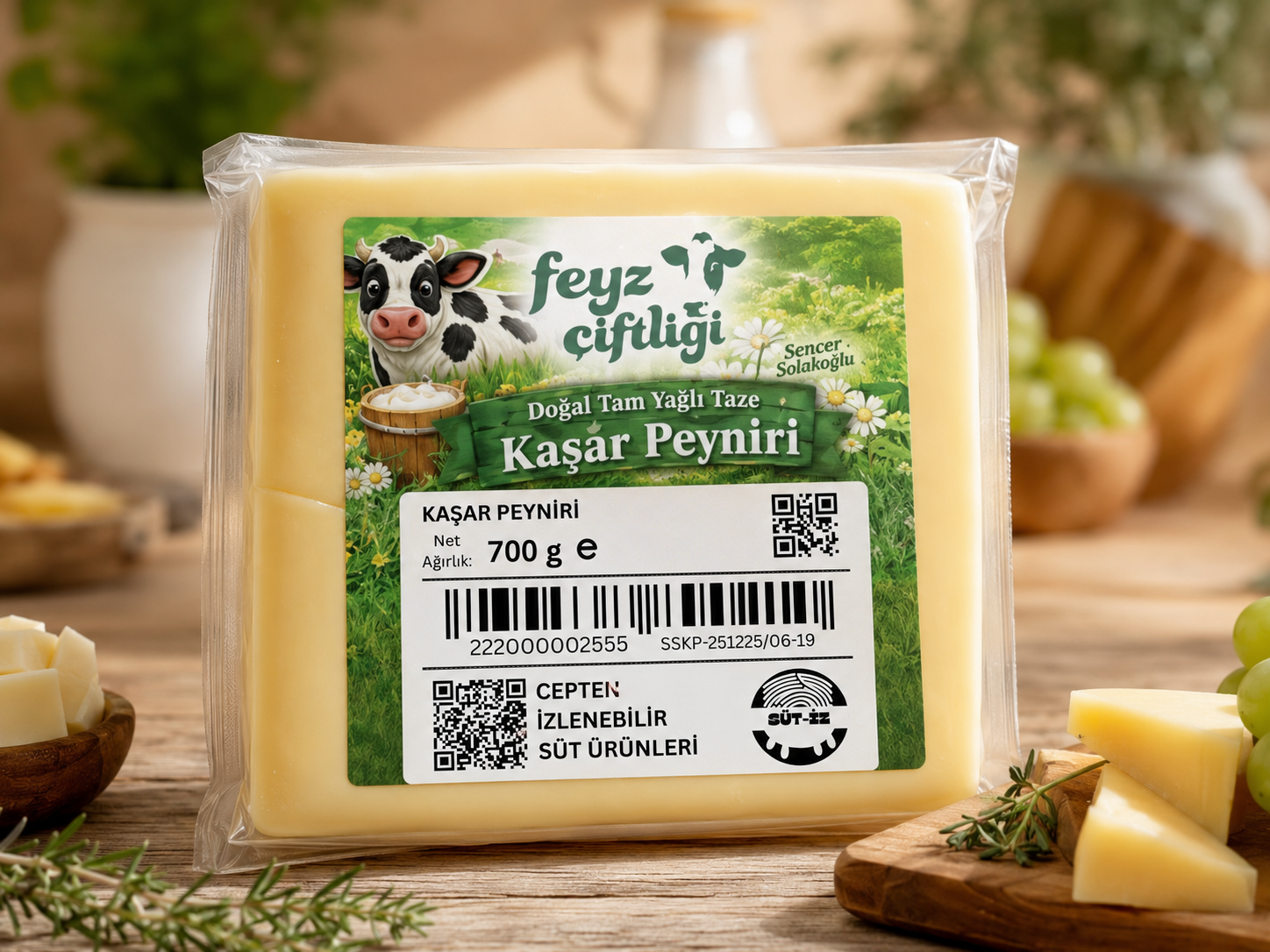 SÜT-İZ kaşar peyniri